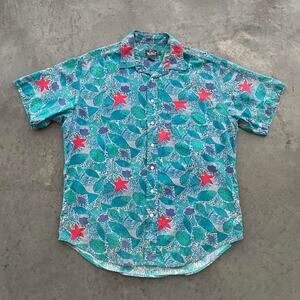 Vintage Woolrich Tropical Button Up Shirt